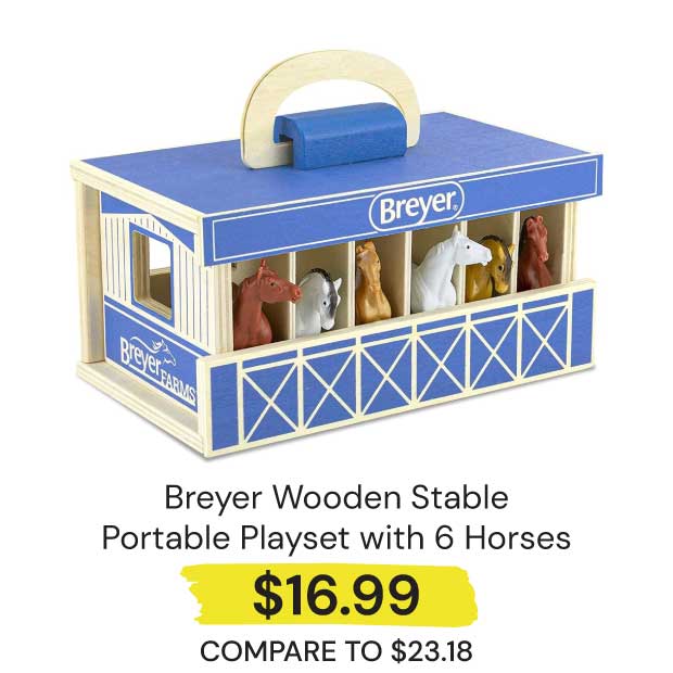 Breyer-Wooden-Stable-Portable-Playset-with-6-Horses