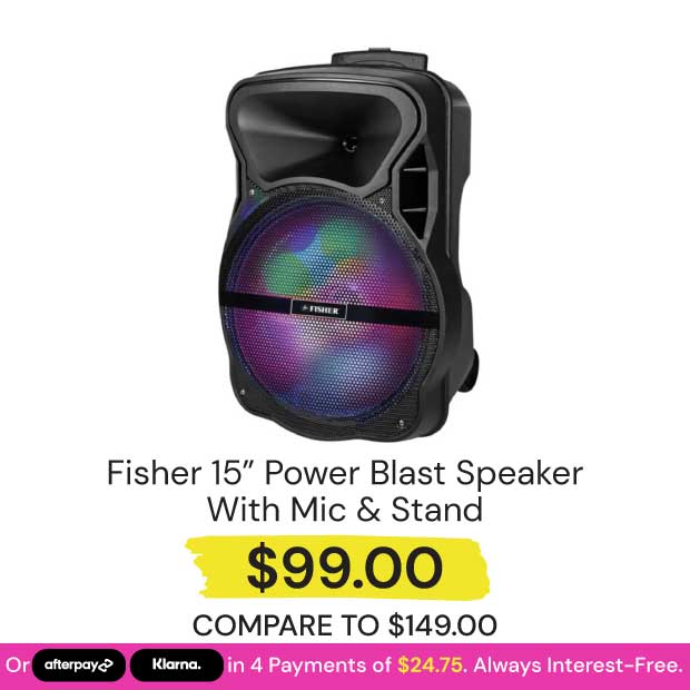 Fisher-15in-Power-Blast-Speaker-with-Mic-Stand