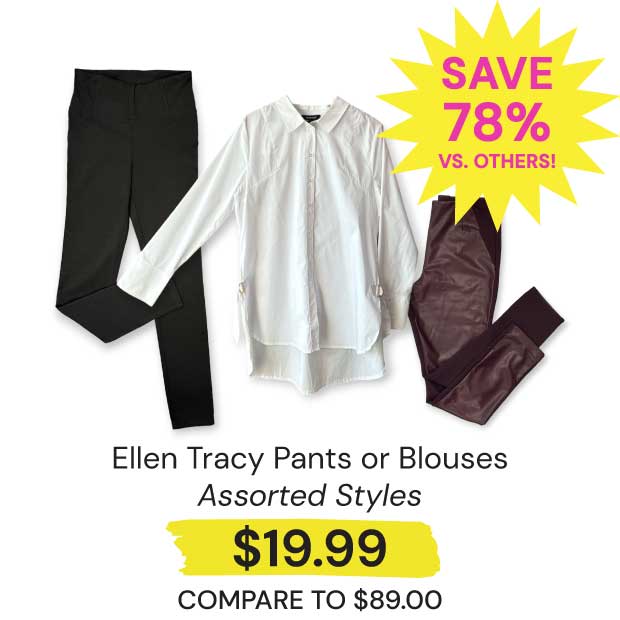 Womens-Ellen-Tracy-Pants-Blouses