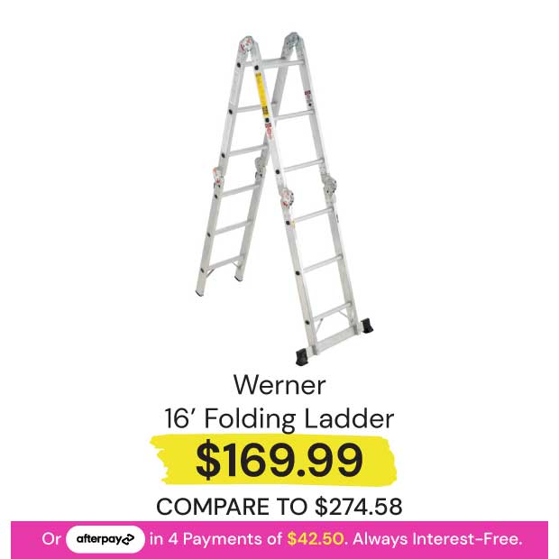 $169.99 Werner 16' Folding Ladder