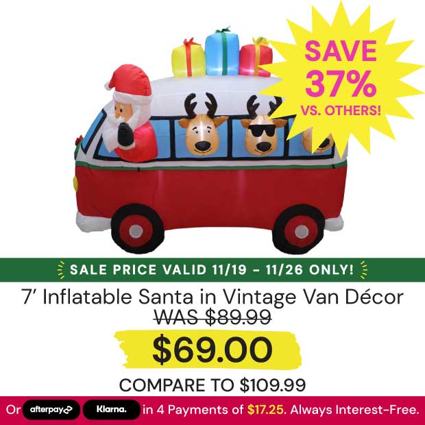 7ft-Inflatable-Santa-in-Vintage-Van-Decor