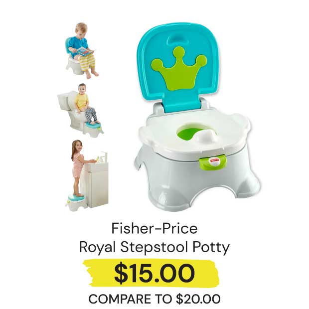 $15 Fisher-Price Royal Stepstool Potty