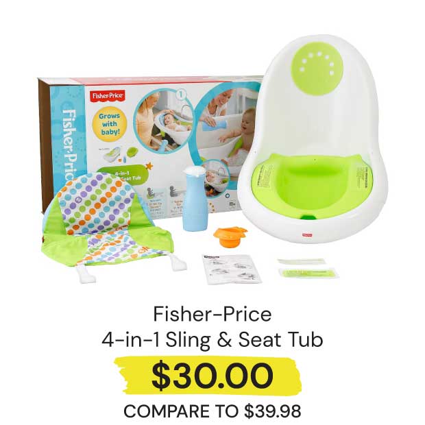 $30 Fisher-Price 4-in-1 Sling & Seat Tub