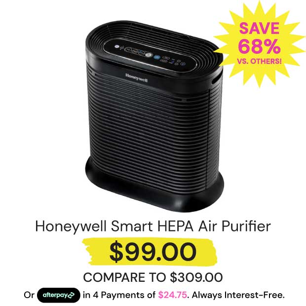 $99 Honeywell Smart HEPA Air Purifier Save 68% vs. Others