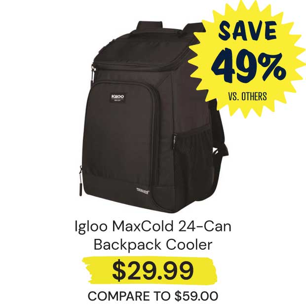 Igloo-MaxCold-24-Can-Backpack-Cooler