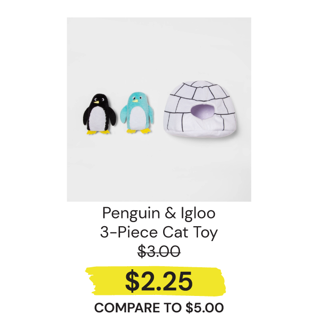 Holiday-Penguin-Igloo-Burrow-Cat-Toy---3pk
