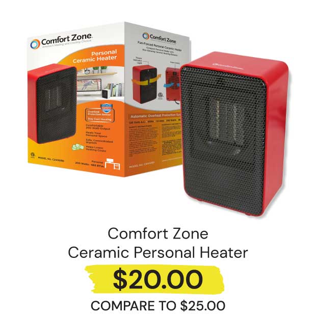 Comfort-Zone-Ceramic-Personal-Heater