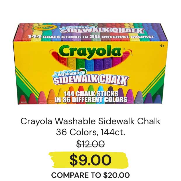 Crayola-Washable-Sidewalk-Chalk-144ct